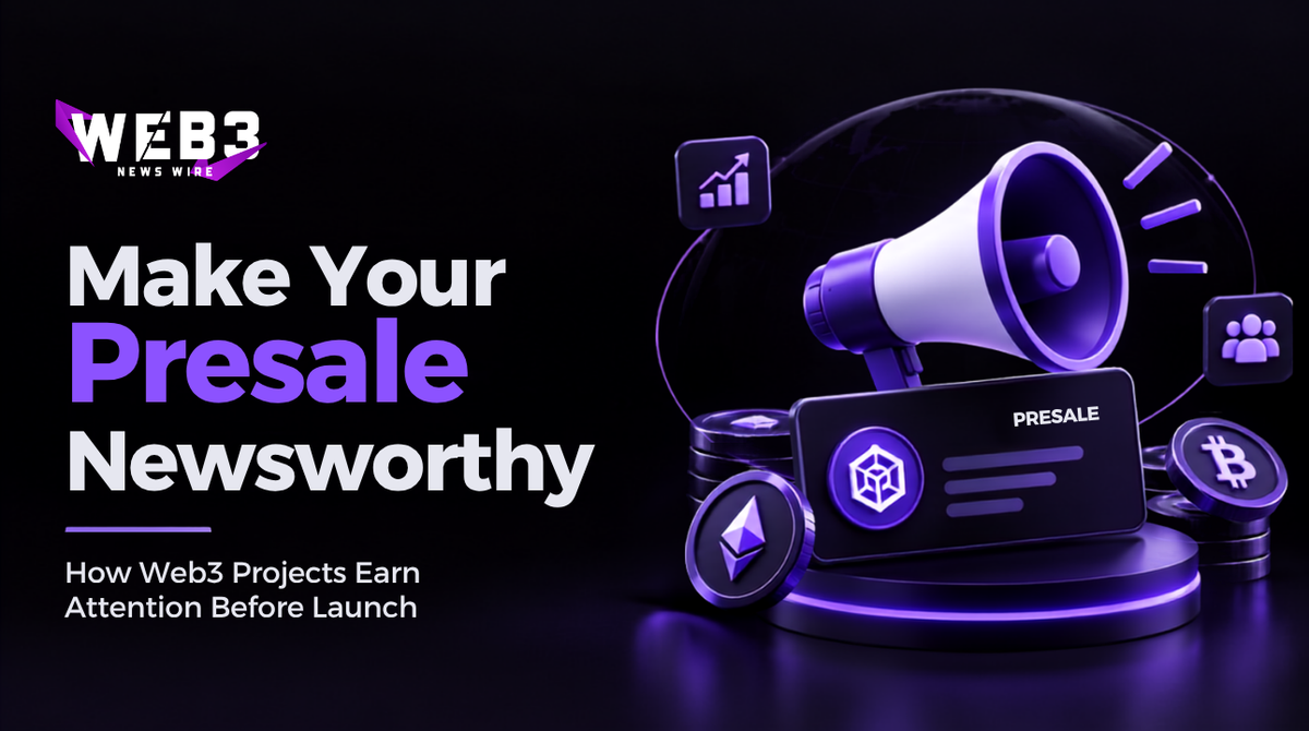 Web3 Presale Announcements: How to Get Media Coverage Before Launch