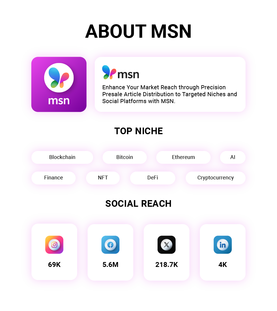 Get featured presale article on MSN