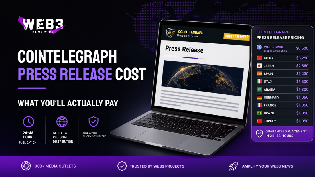 Cointelegraph Press Release Cost—What You'll Actually Pay