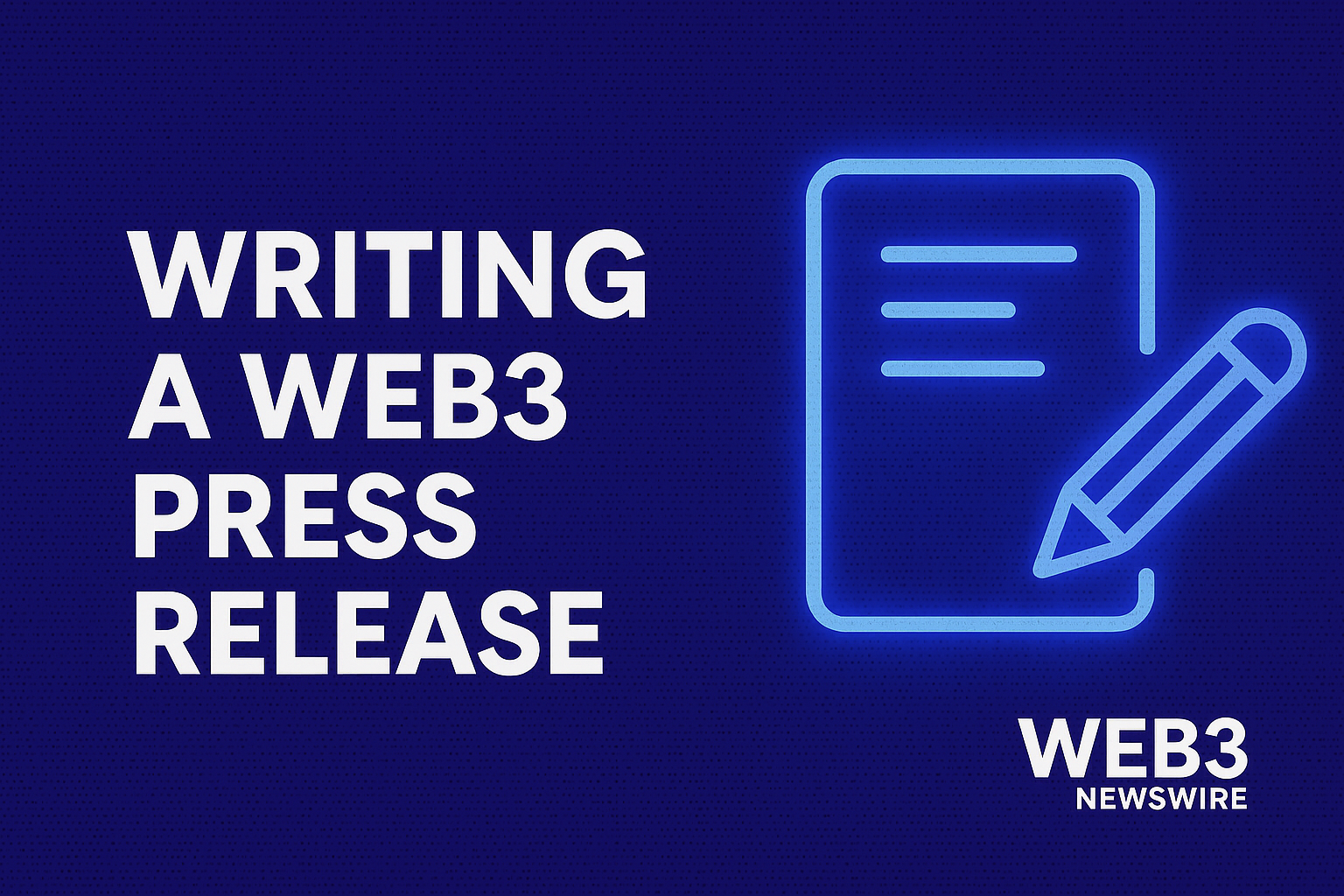 Web3 Writing How to Write an Effective Web3 Press Release - Easy Guide – Web3 News Wire