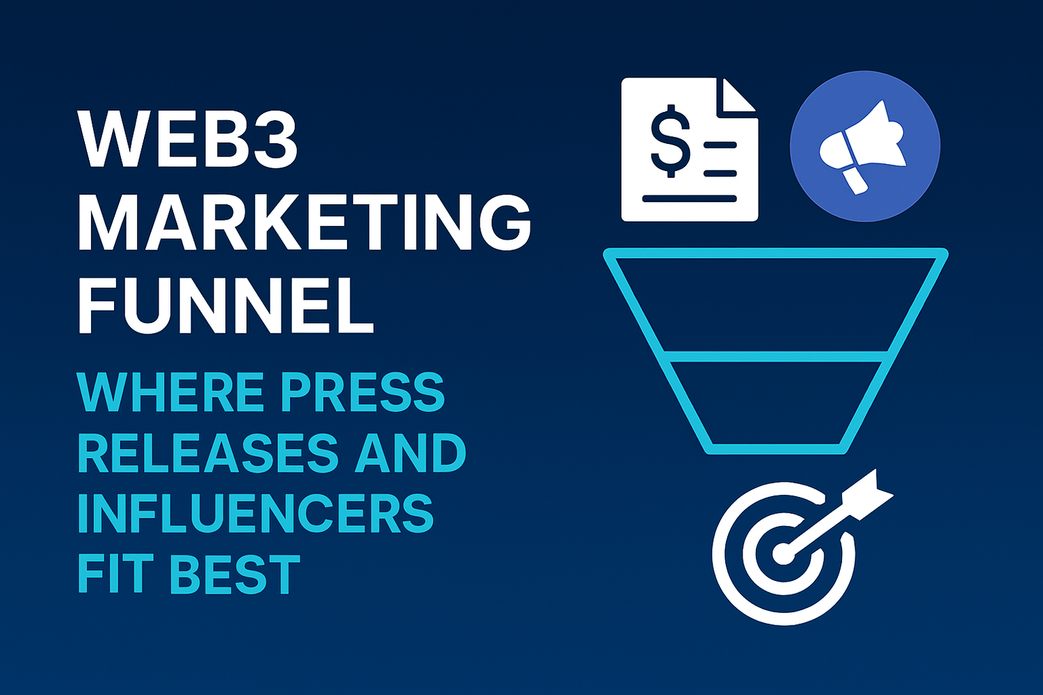 Web3 Marketing Funnel: Where Press Releases and Influencers Fit Best