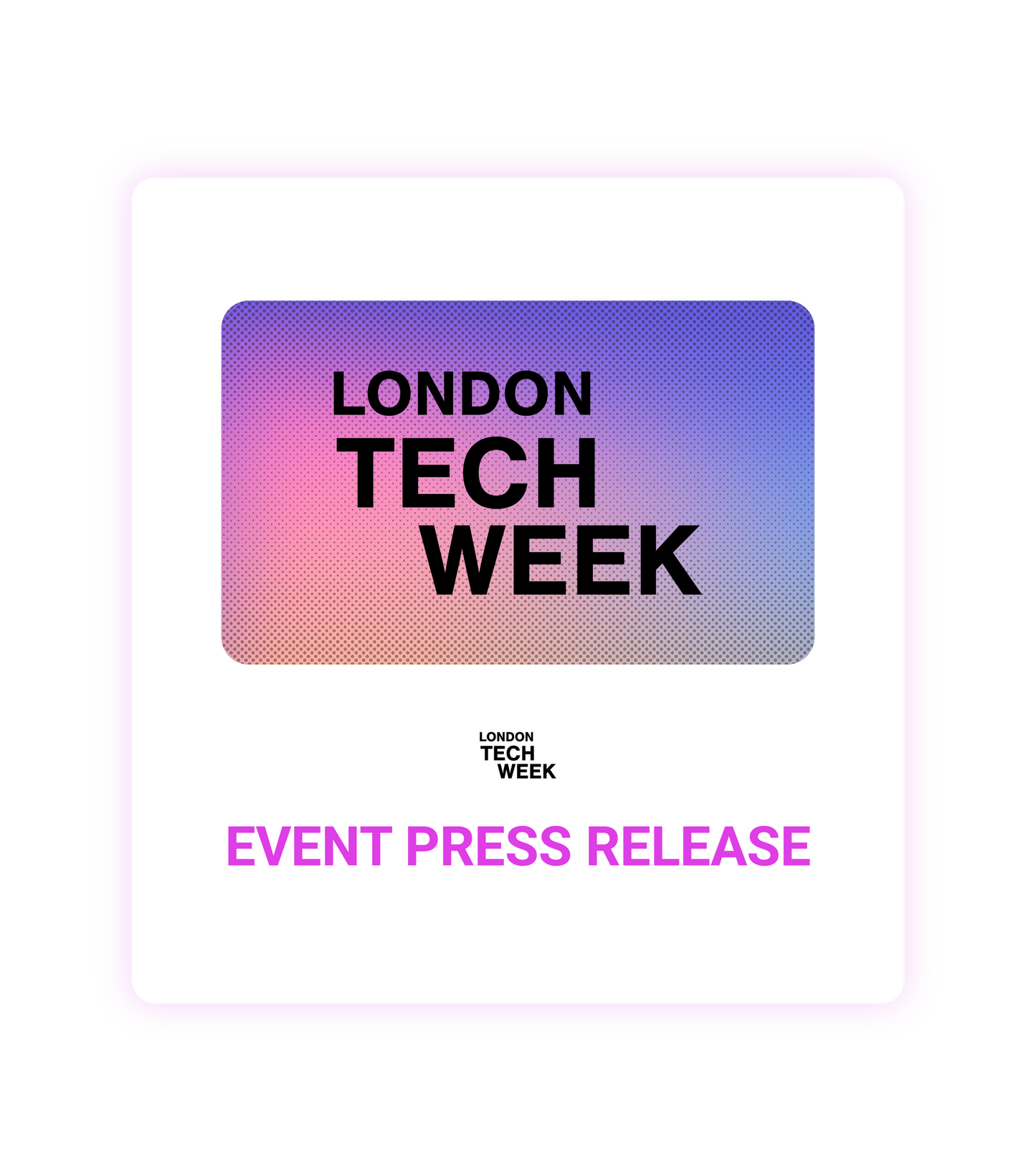 london tech week 2026 event press release