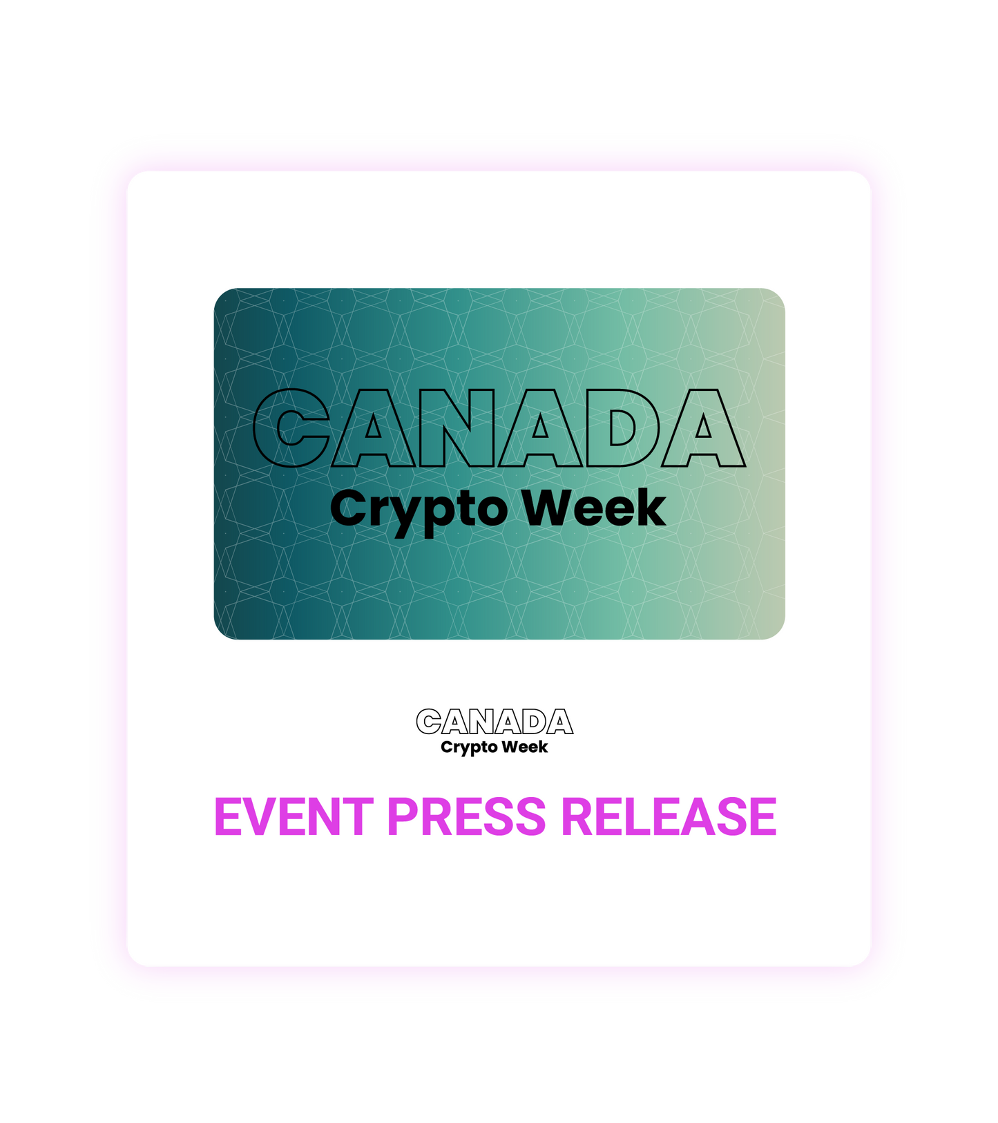 Canada Crypto Week 2026 Event Press Release