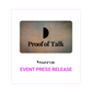 Proof of Talk 2026 Event Press Release