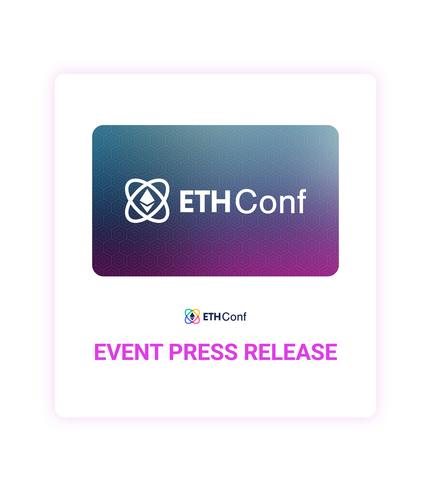 ETHConf 2026 event press release