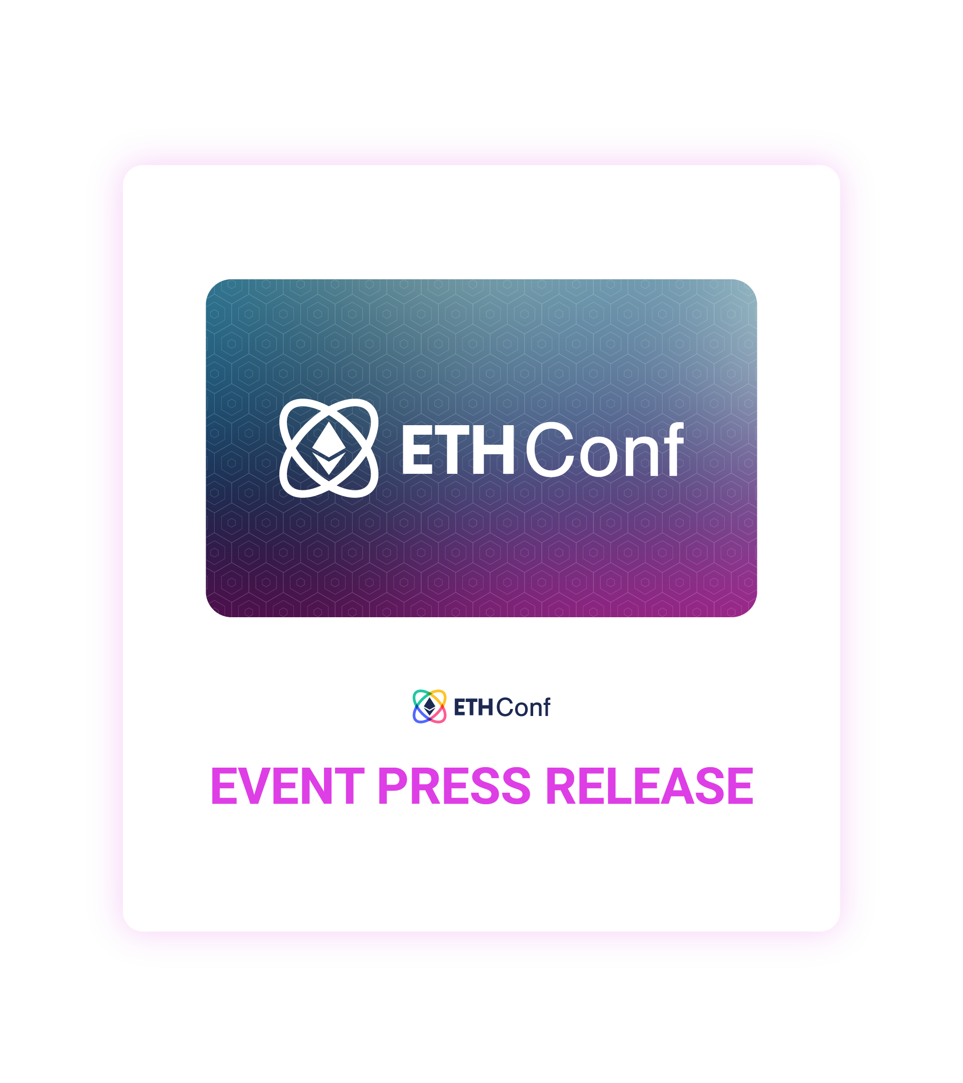 ETHConf 2026 event press release