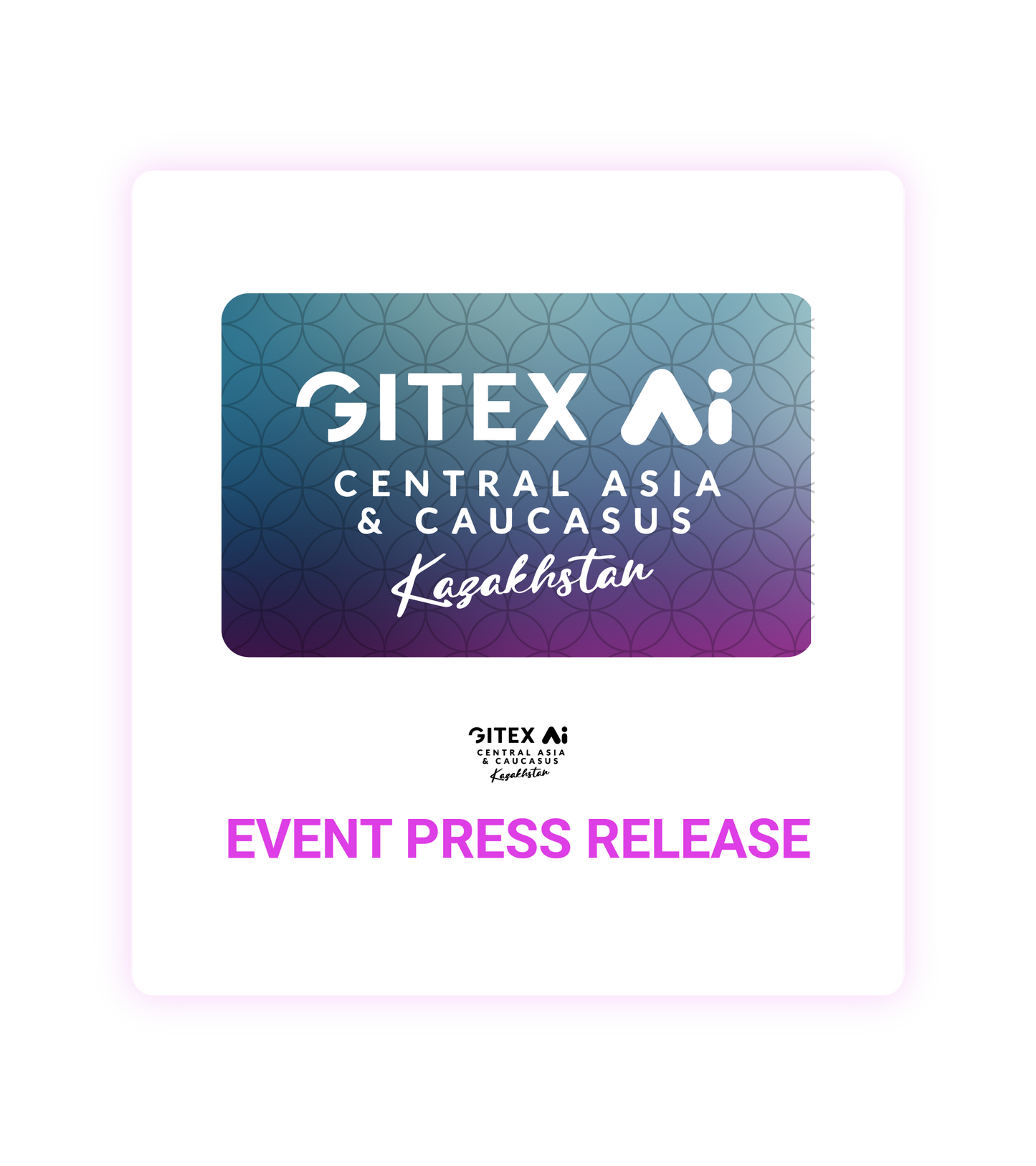 GITEX AI Central Asia 2026 Event Press Release