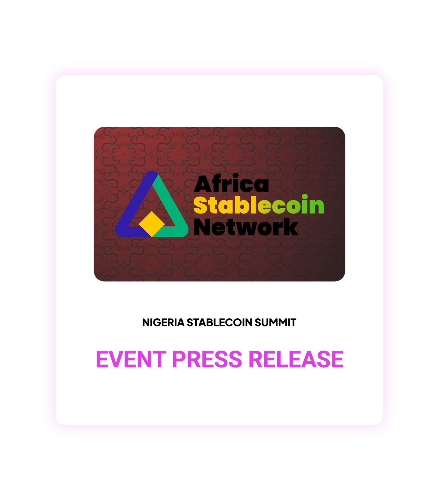 Nigeria Stablecoin Summit 2026 Event Press Release