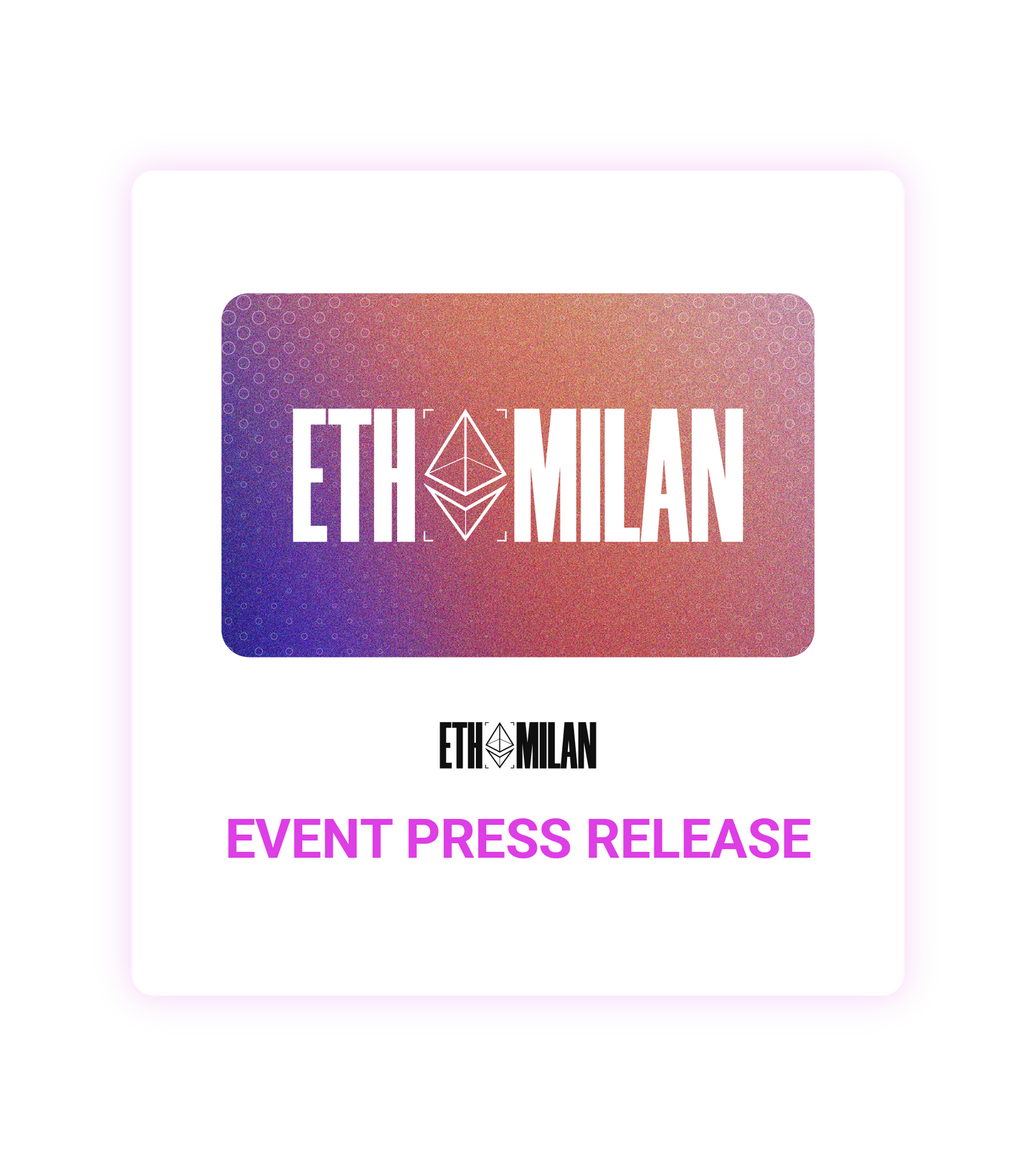 ETHMilan 2026 Event Press Release