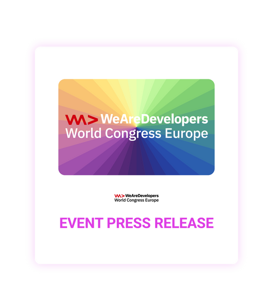 WeAreDevelopers World Congress 2026 Event Press Release