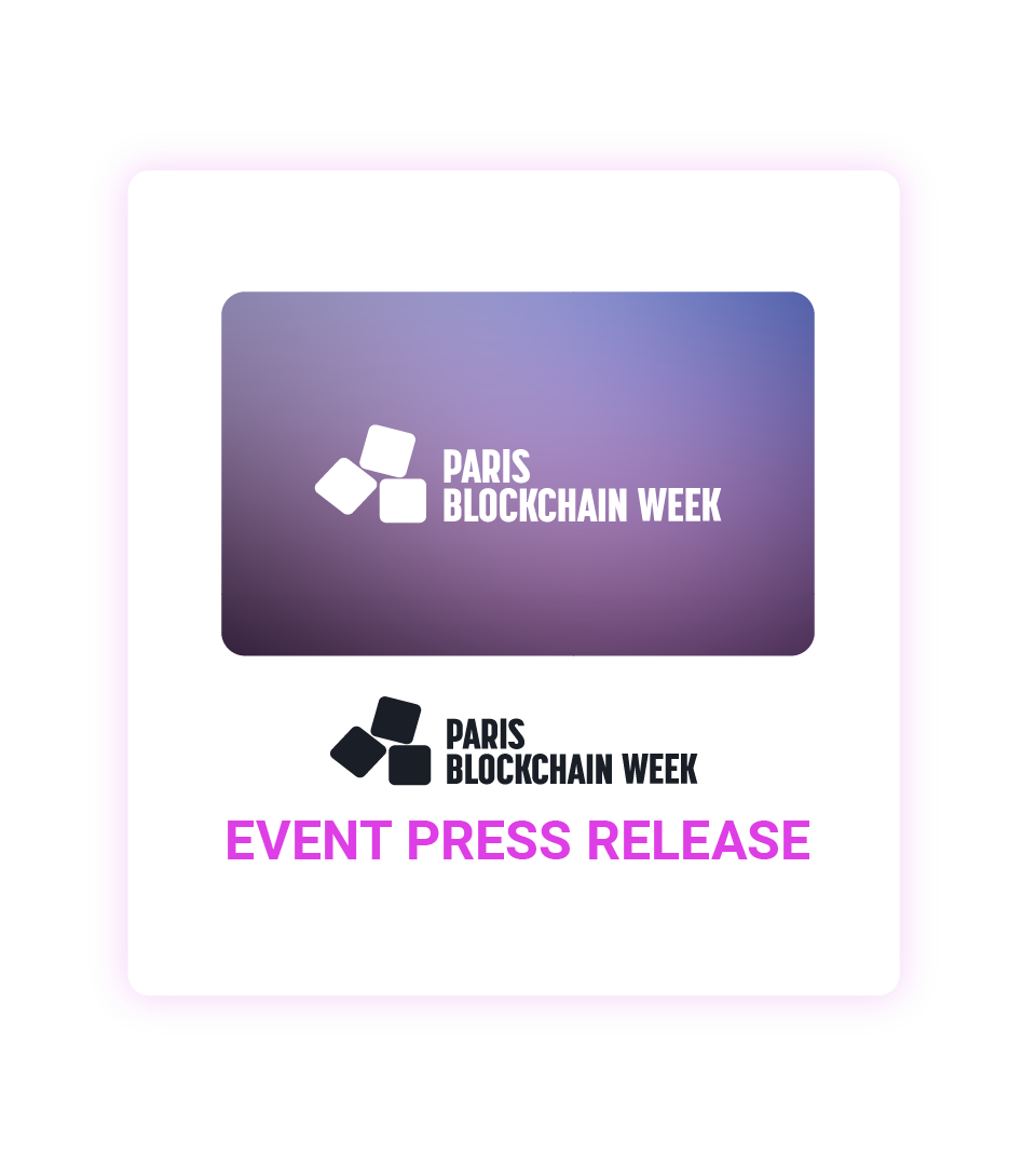 Paris Blockchain Week Summit 2026 Event 