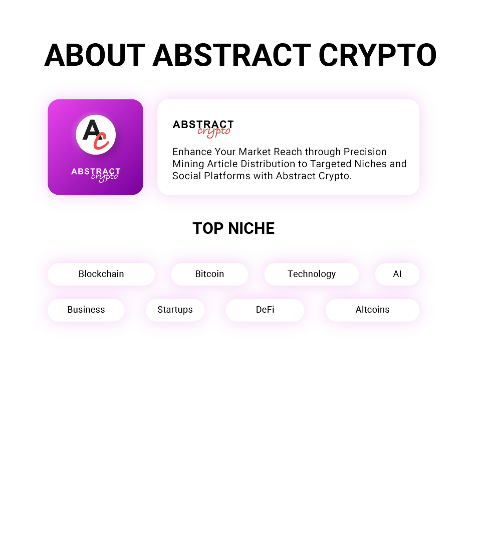 Abstract Crypto mining article service web3newswire