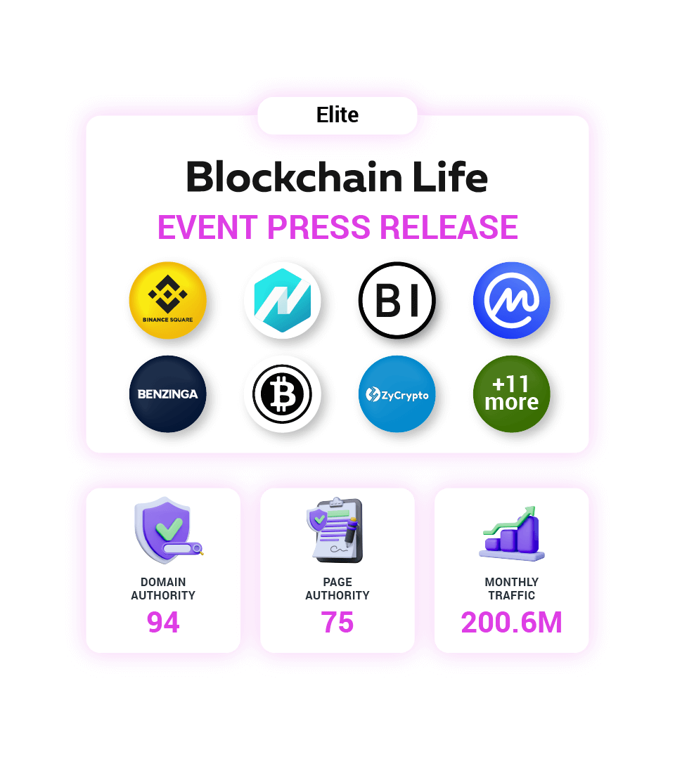 Blockchain Life Event press release