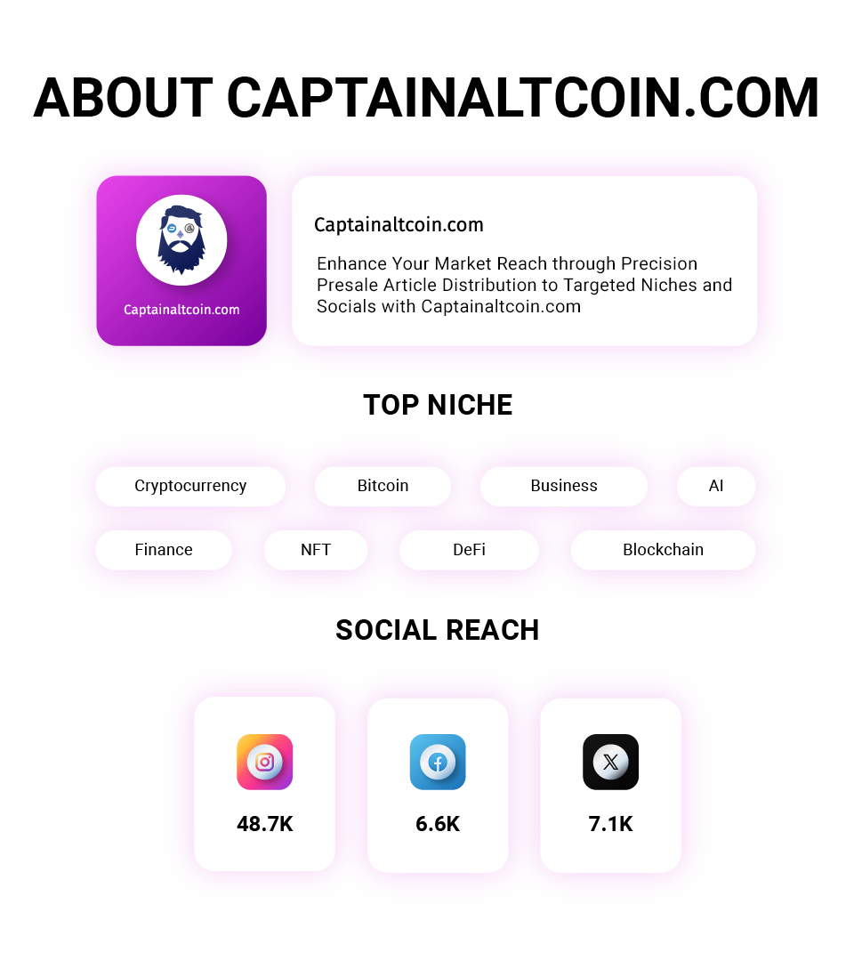 CaptainAltcoin Presale Article service web3newswire