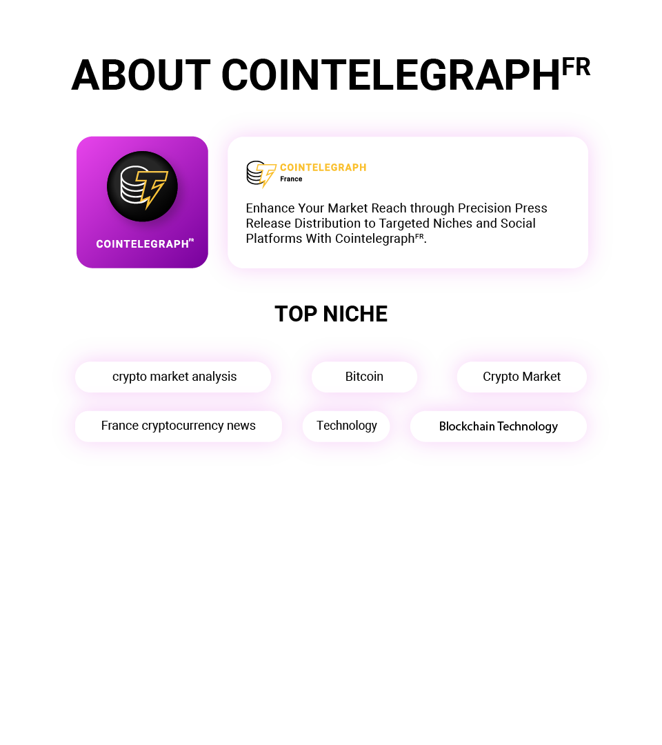 Press Release on Cointelegraph FR
