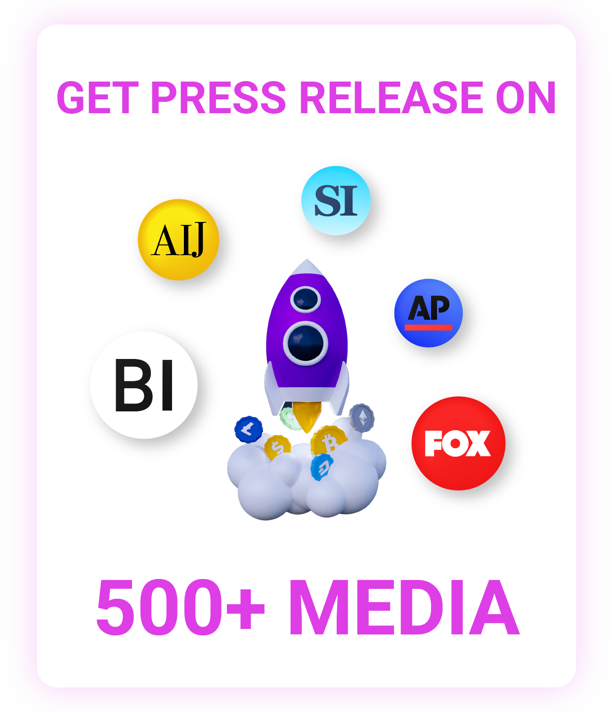 Crypto press release distribution service 