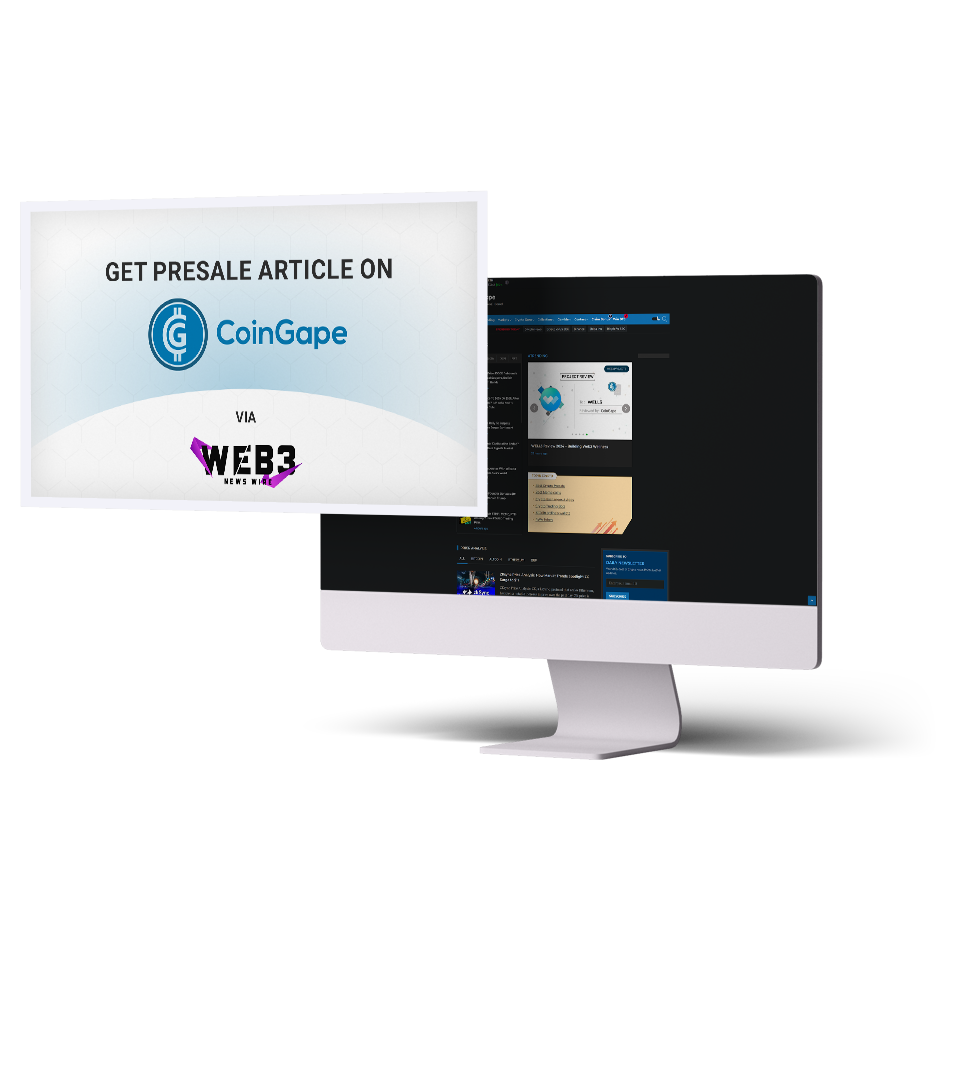 Presale Article distribution service on CoinGape