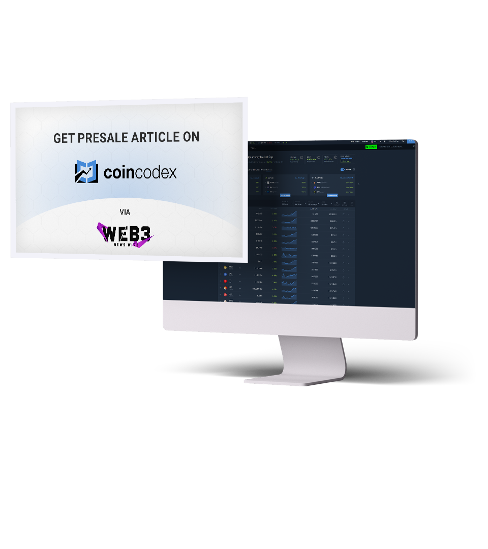 Presale Article distribution service on Coincodex