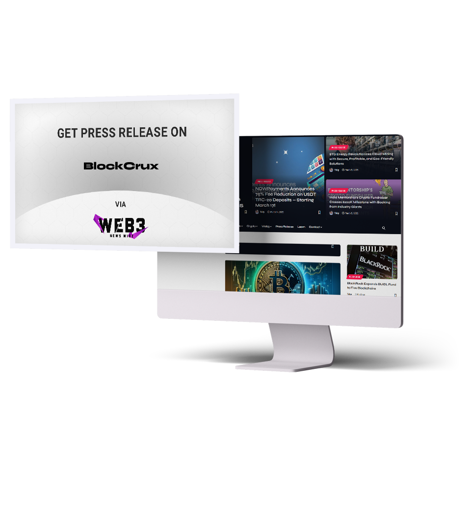 Press Release distribution service on BlockCrux