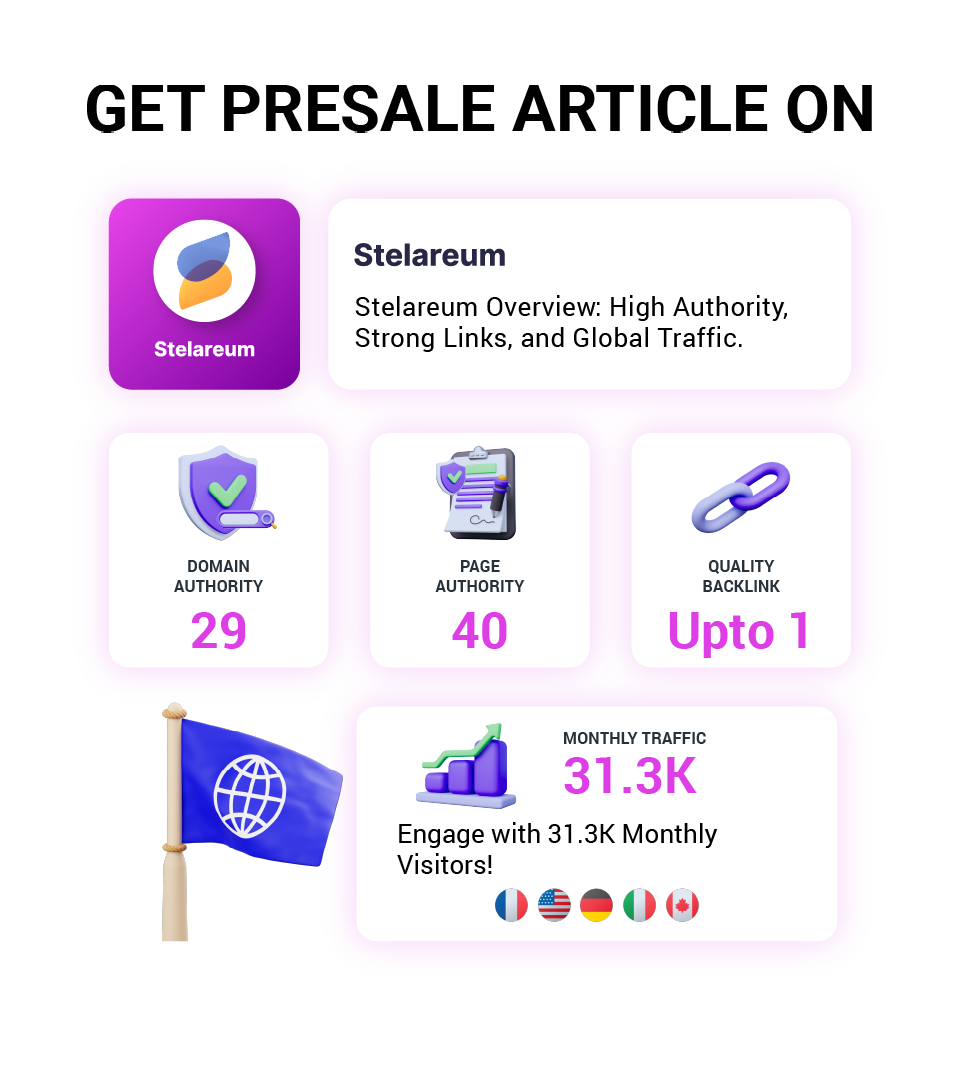 Stelareum Presale Article Distribution Service