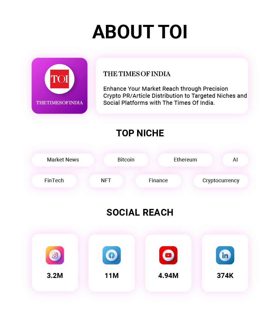 Times of India press release service web3newswire