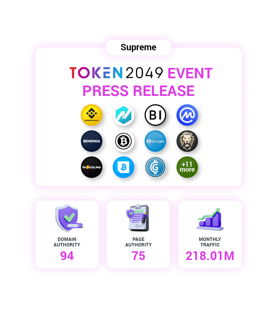 Token2049 Event Press Release