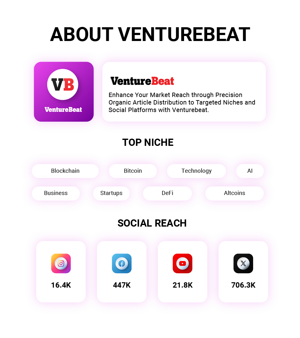 Venture beat organic article service web3newswire