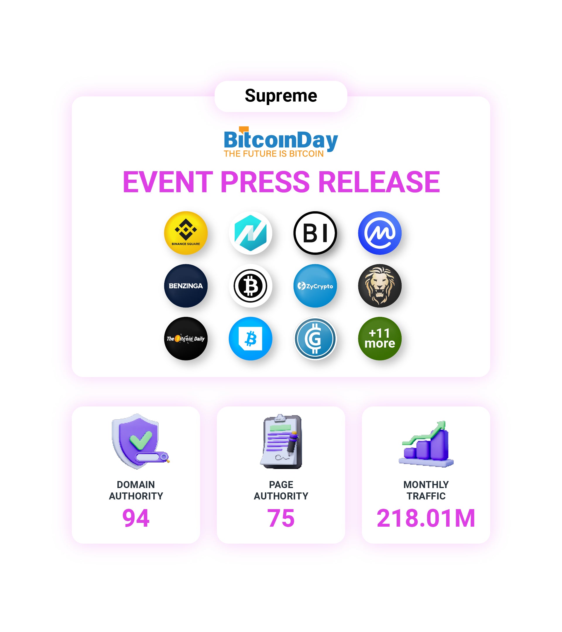 bitcoinday 2026 event press release