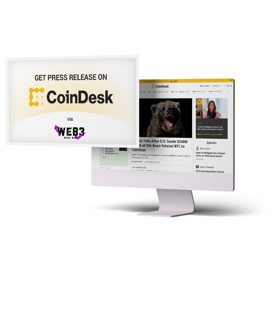 Press Release on CoinDesk