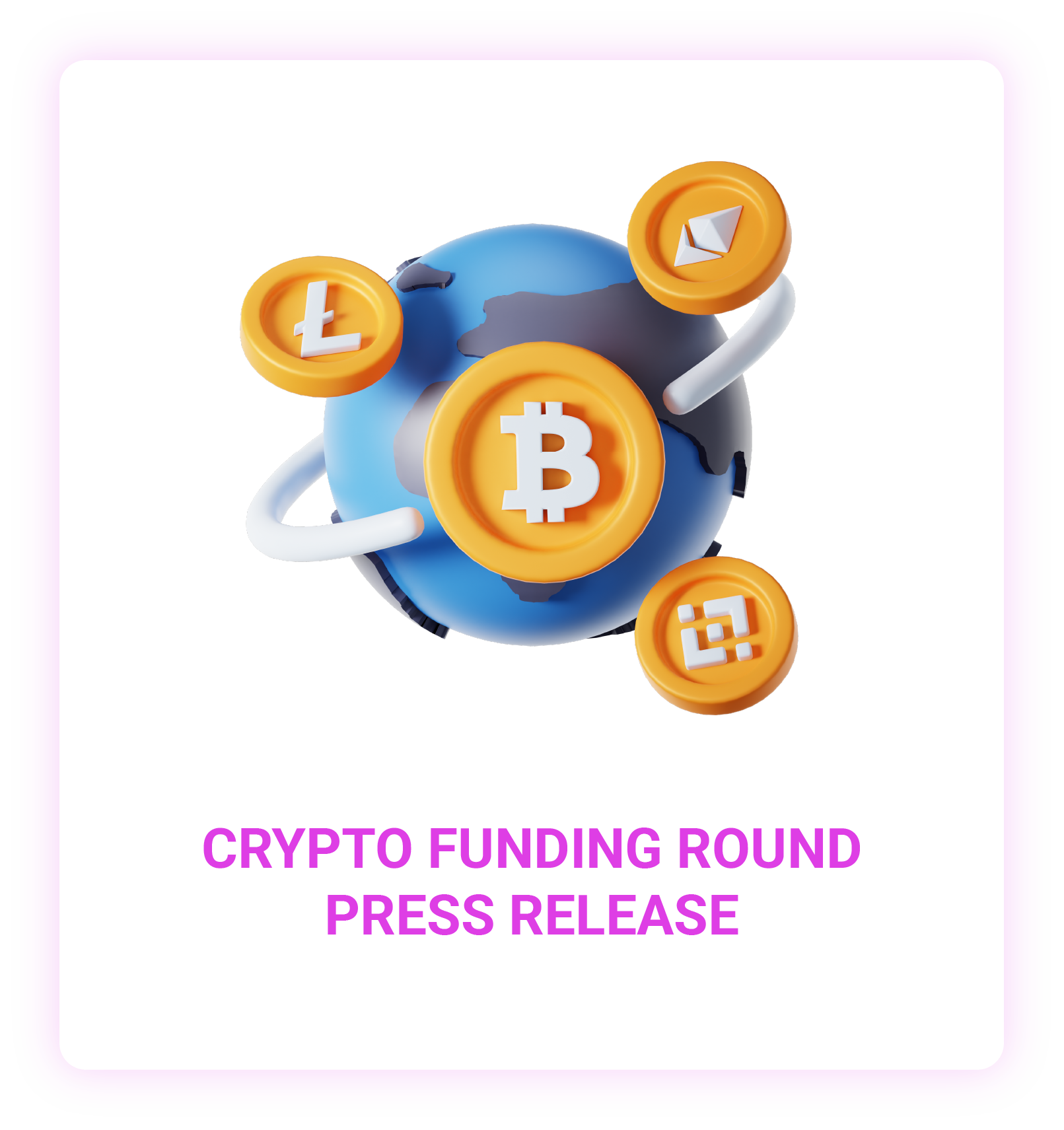 Crypto funding round announcement press release 
