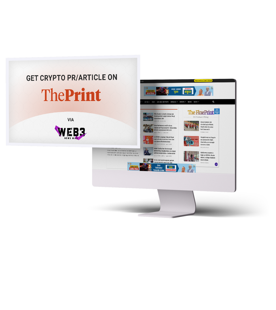 crypto press release distribution service on The Print