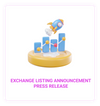 Exchange Listing Press Release