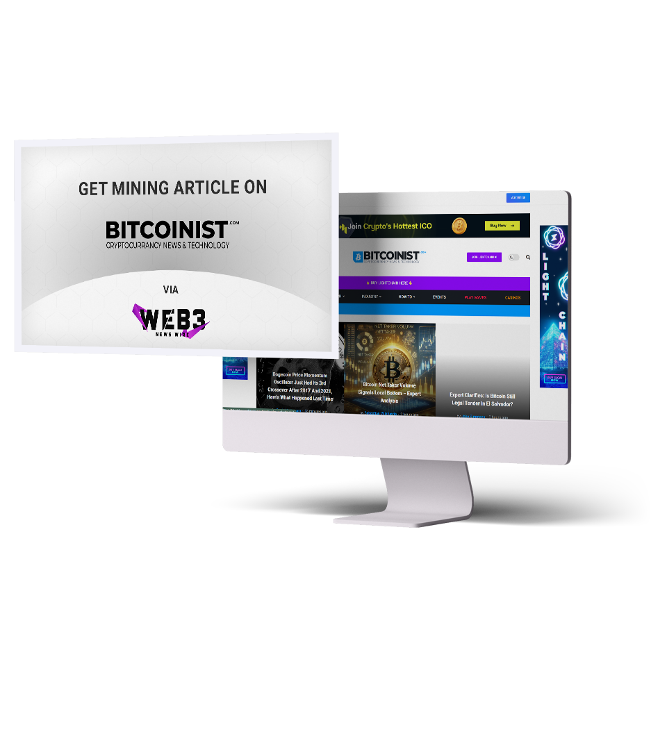 mining article distribution service on Bitcoinist