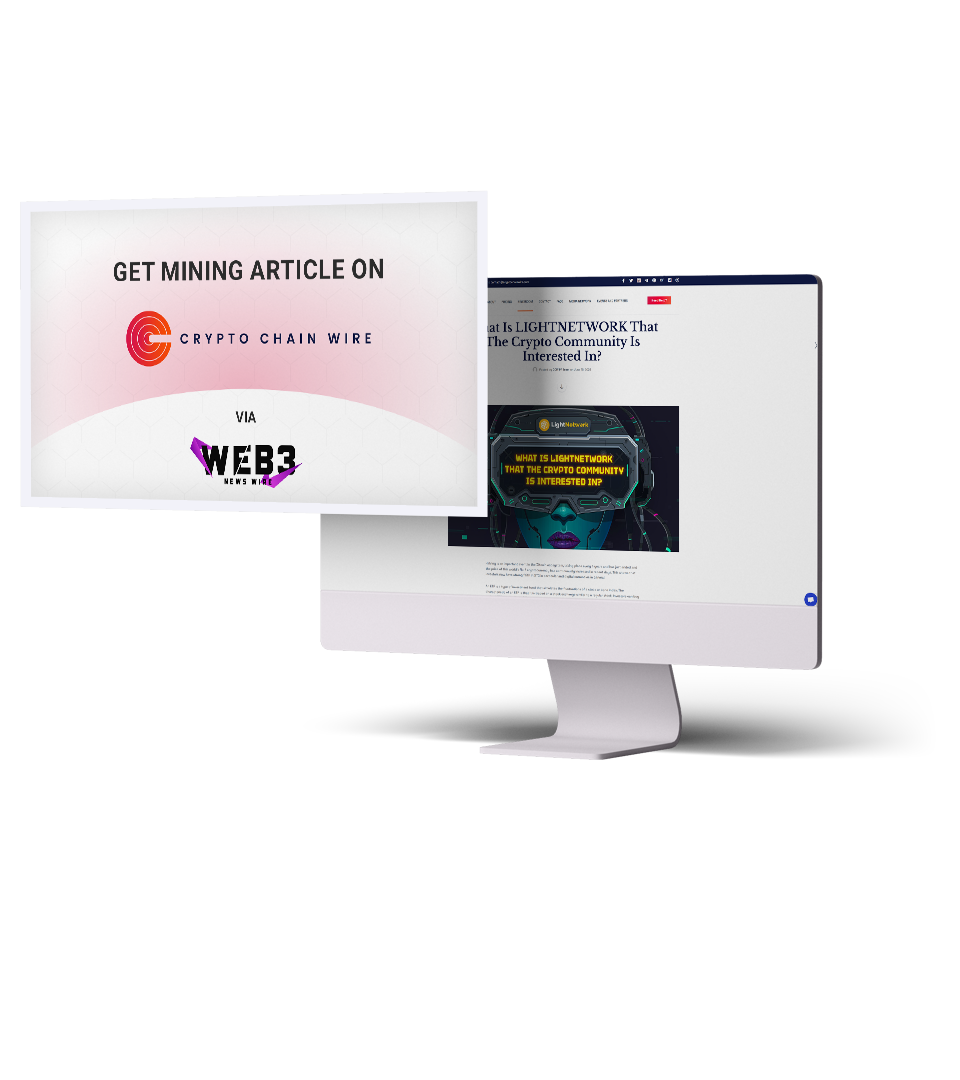 mining article distribution service on Crypto Chain Wire
