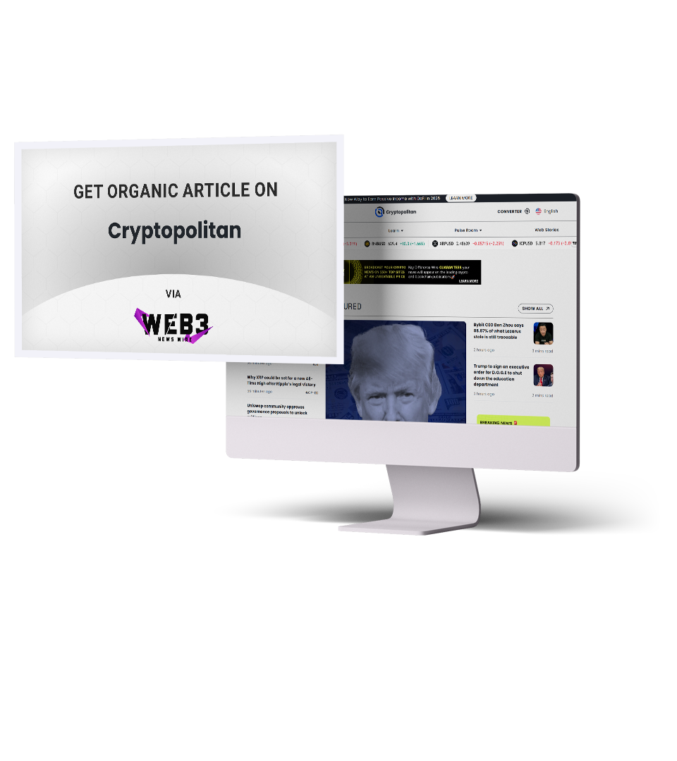 organic article distribution service on Crypto politan