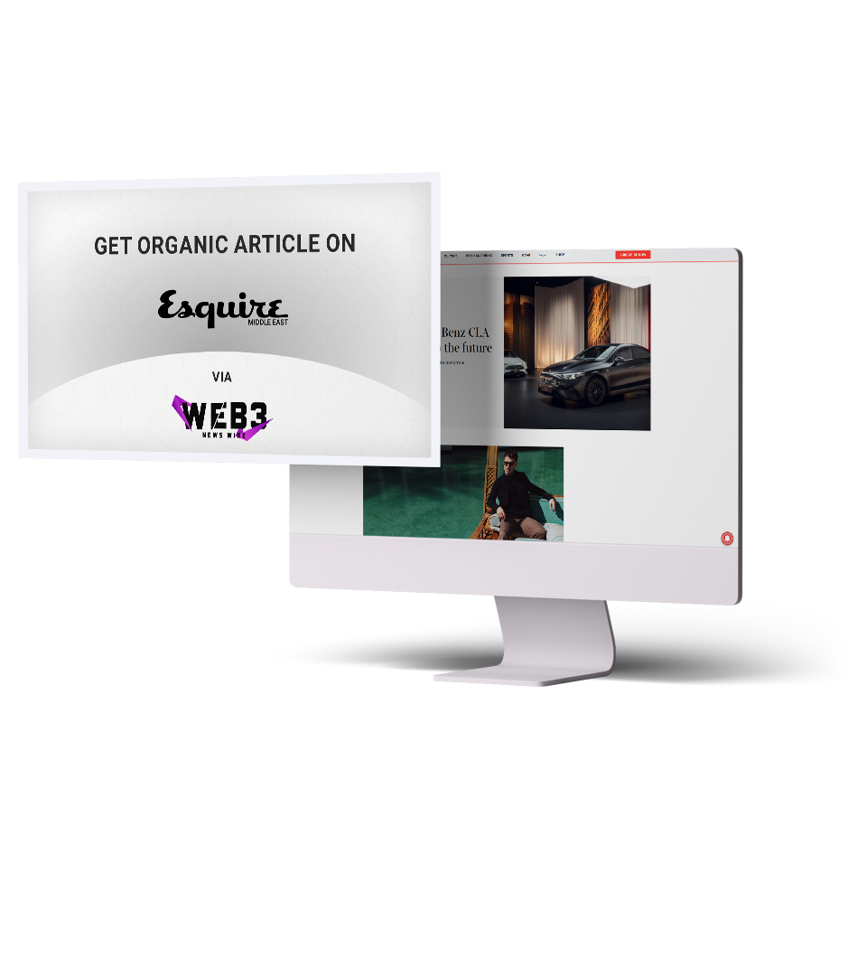 organic article distribution service on Esquire Middle East