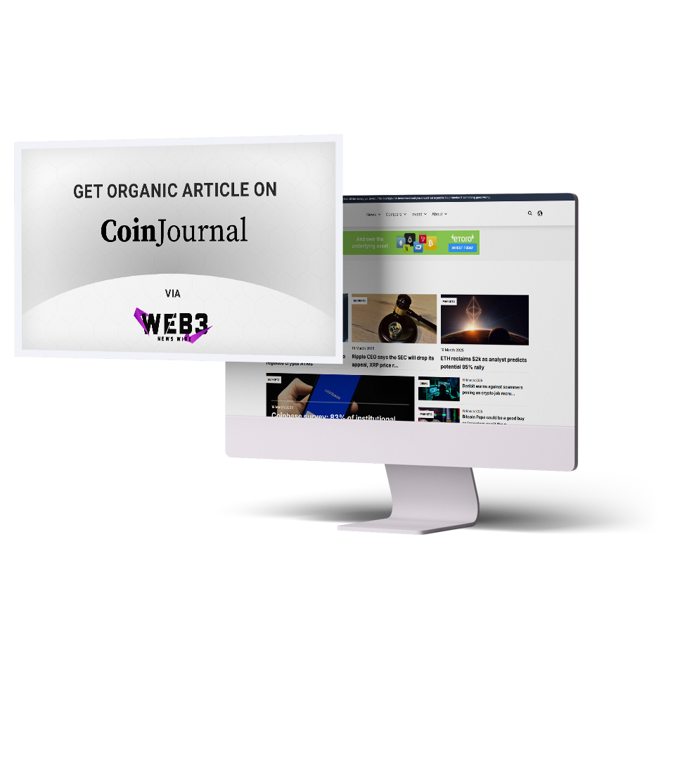 organic article distribution service on coinjournal