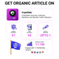 organic article service on Cryptodaily