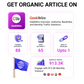 organic article service on Geekwire