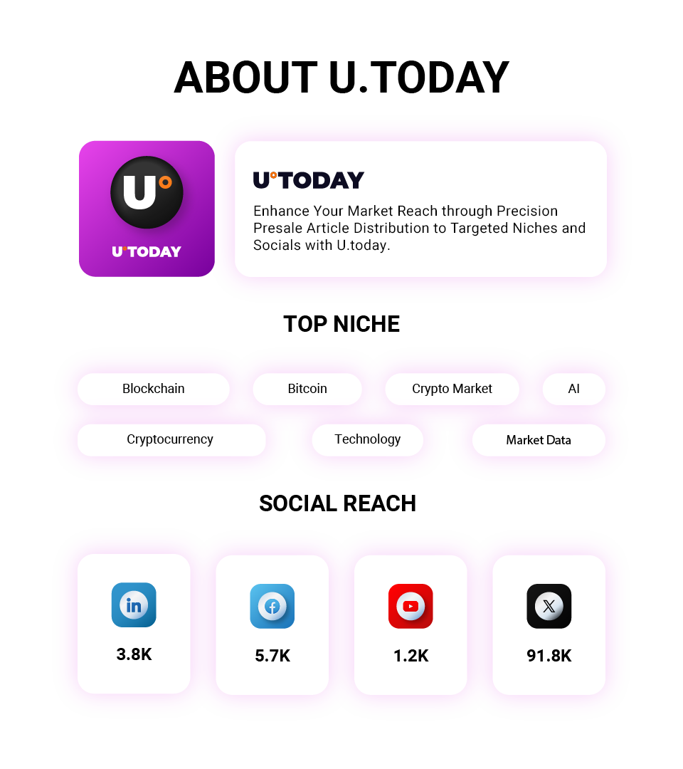 u.today Presale Article service web3newswire
